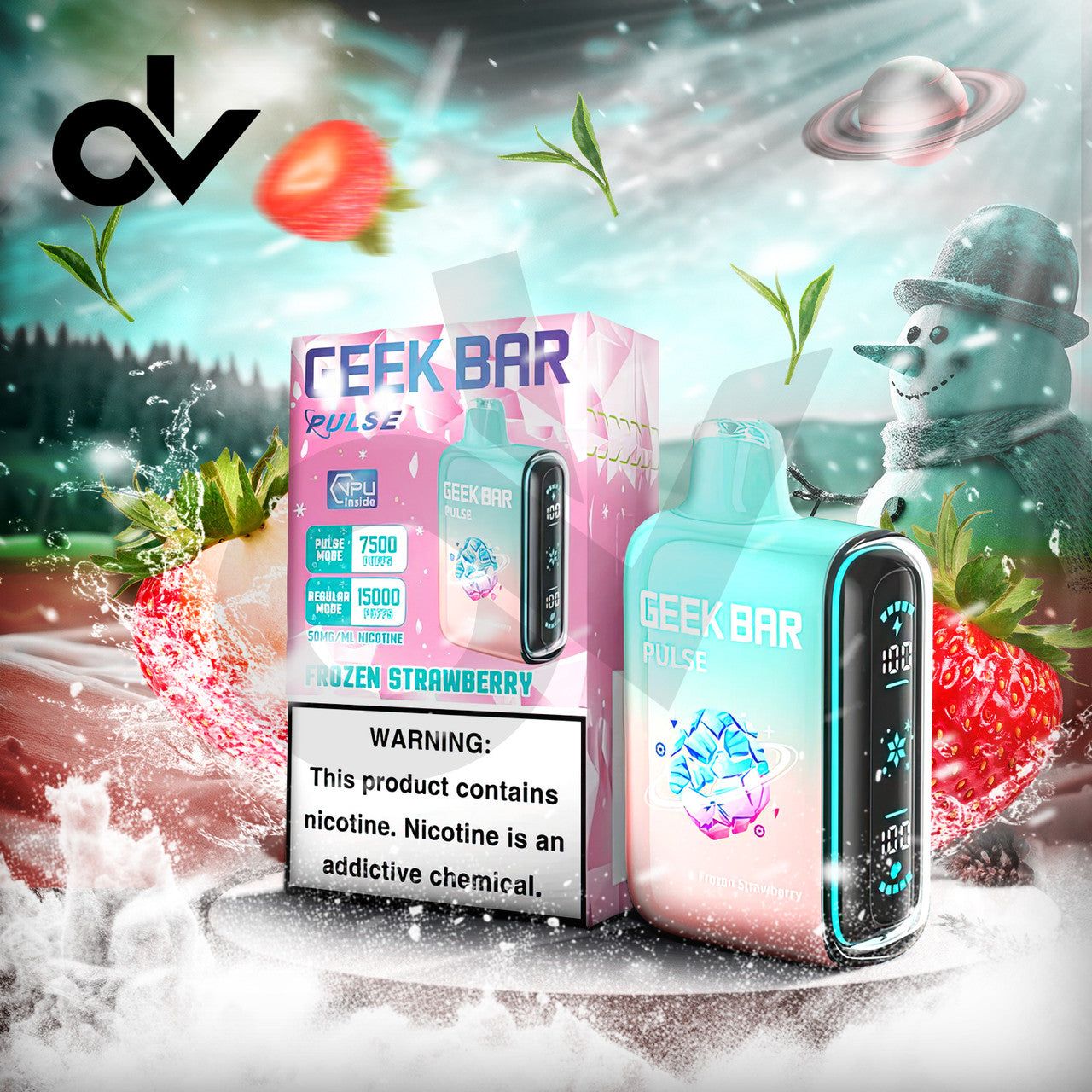 美國大牌 Geek Bar Pulse Vape 脈衝5% 一次性 15000口