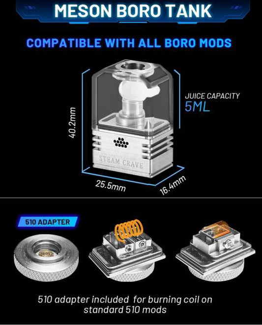 Steam Crave Meson Boro Tank