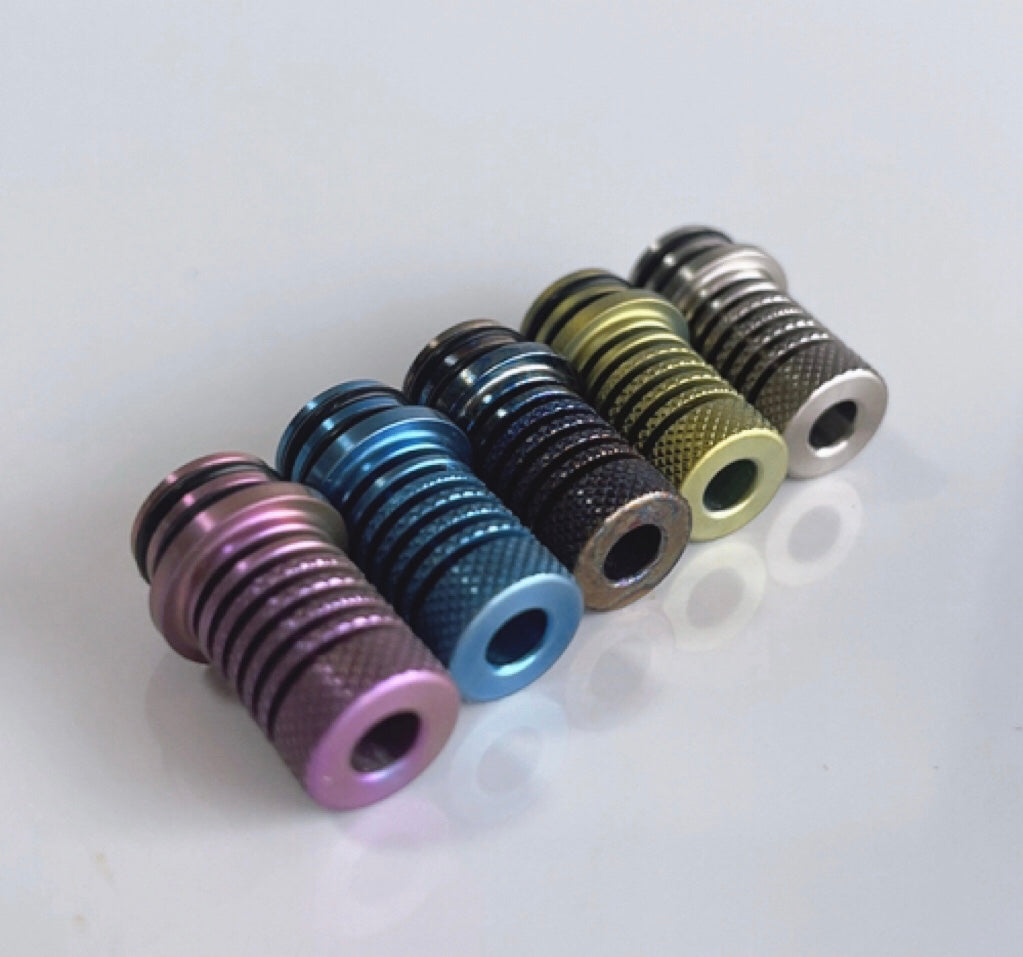 皇冠滾花鈦合金510吸嘴
510 monarchy lazy knurled