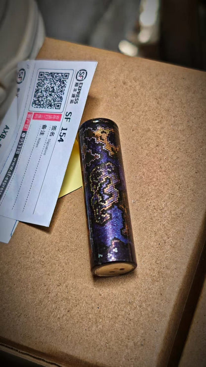 18650流金蟒蛇紋電池皮