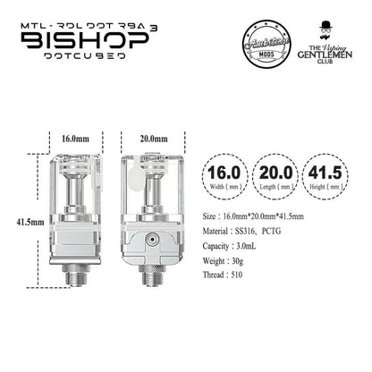 Ambition Mods Bishop³ Dotcubed RBA
野心家 主教 佩特里 AIO 套膜