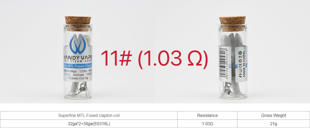 Vandyvape prebuilt coils 一盒10入