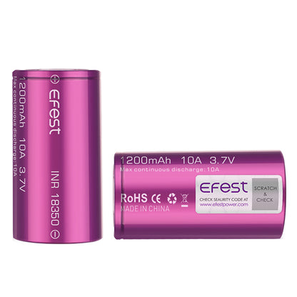 Efest INR 18350 1200mAh 10A