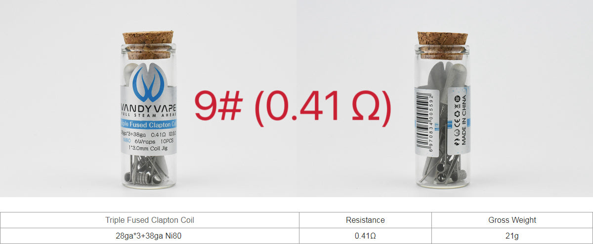 Vandyvape prebuilt coils 一盒10入