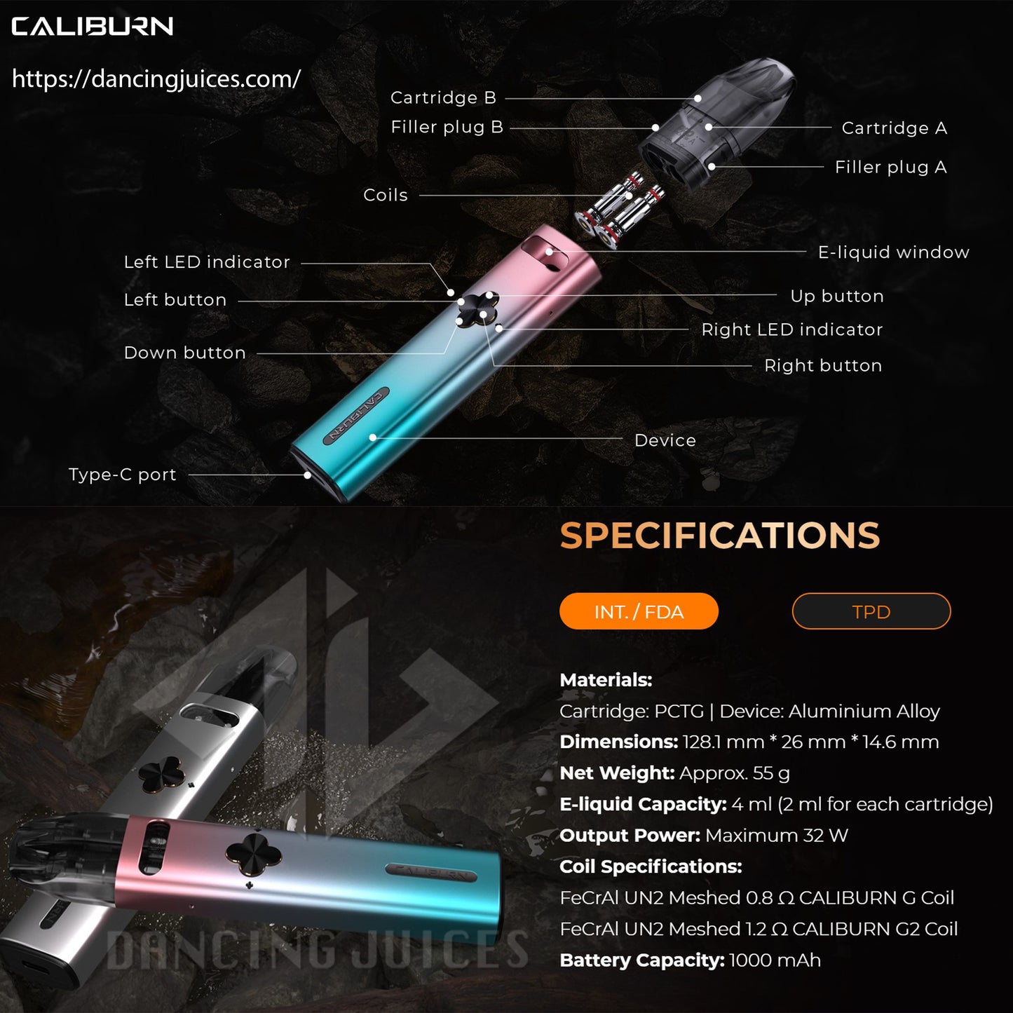 Uwell Caliburn Explorer Pod  探索者