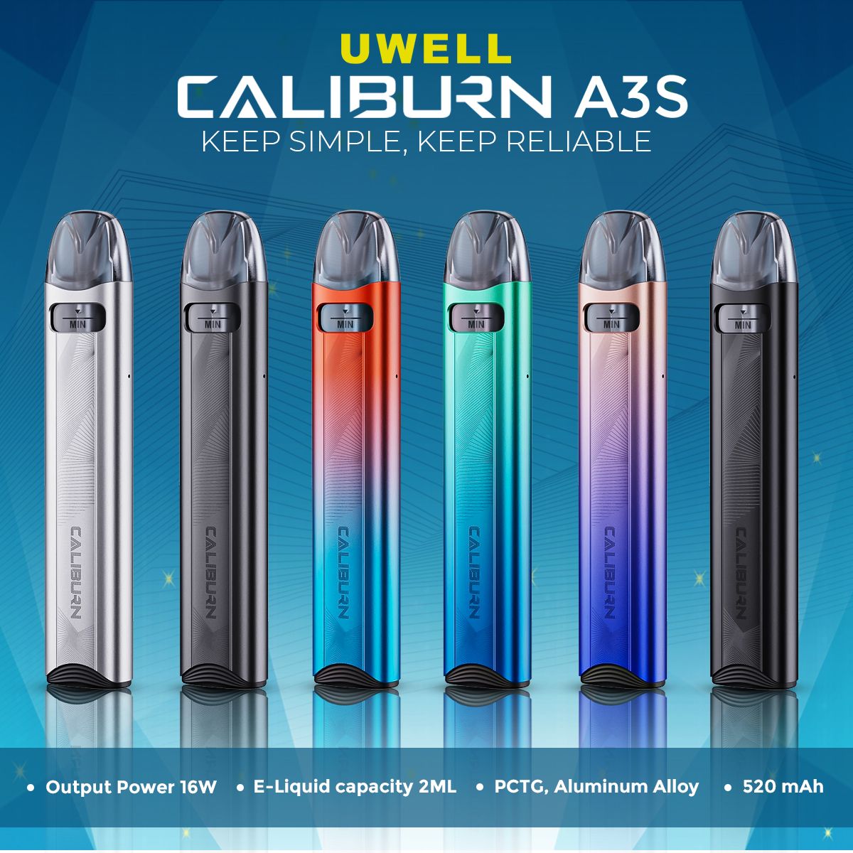 Uwell Caliburn A3S