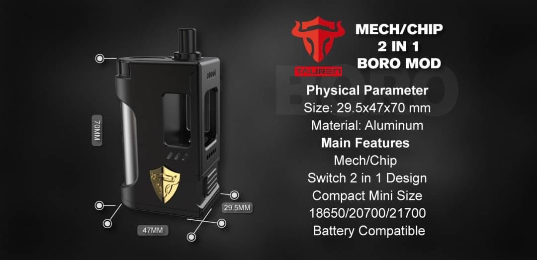 Tauren Mech BORO Mod 半機械 / 純機械 BB盒